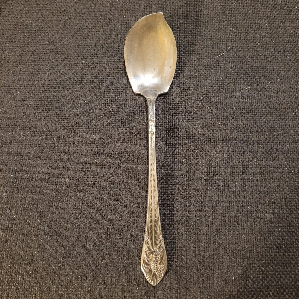 1847 Rogers Brothers Marquis Pattern Silver Plated Serving Set Jelly Spoon Ladle